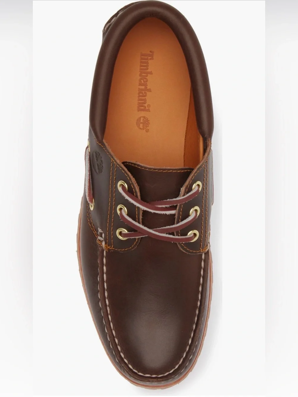 Timberland Authentic Boat Shoe 3 Eye Lug NEW Brown TB030003 214 Men’s